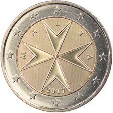Malta, 2 Euro, 2017, FDC, Bi-metallico, KM:New