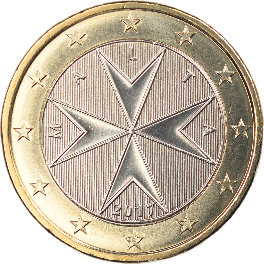 Malta, Euro, 2017, FDC, Bi-metallico, KM:New