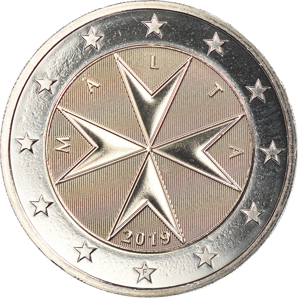 Malta, 2 Euro, 2019, FDC, Bi-metallico, KM:New