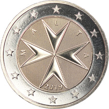 Malta, 2 Euro, 2019, FDC, Bi-metallico, KM:New