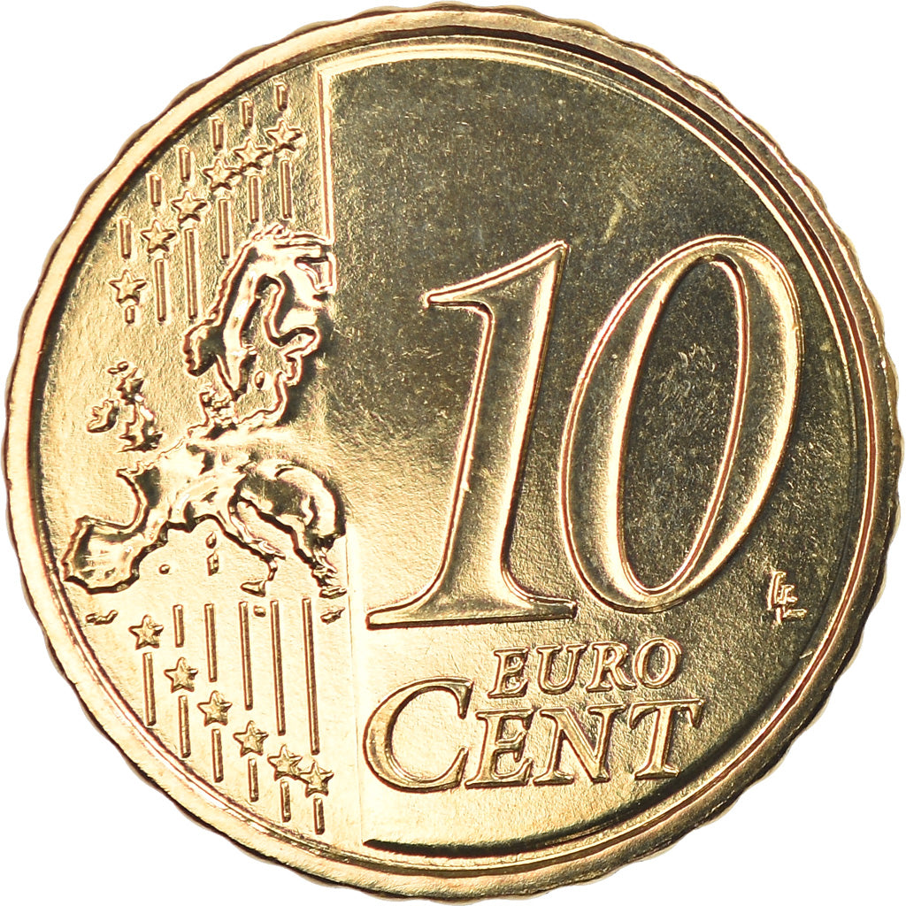 Malta, 10 Euro Cent, 2019, MS(65-70), Brass, KM:New