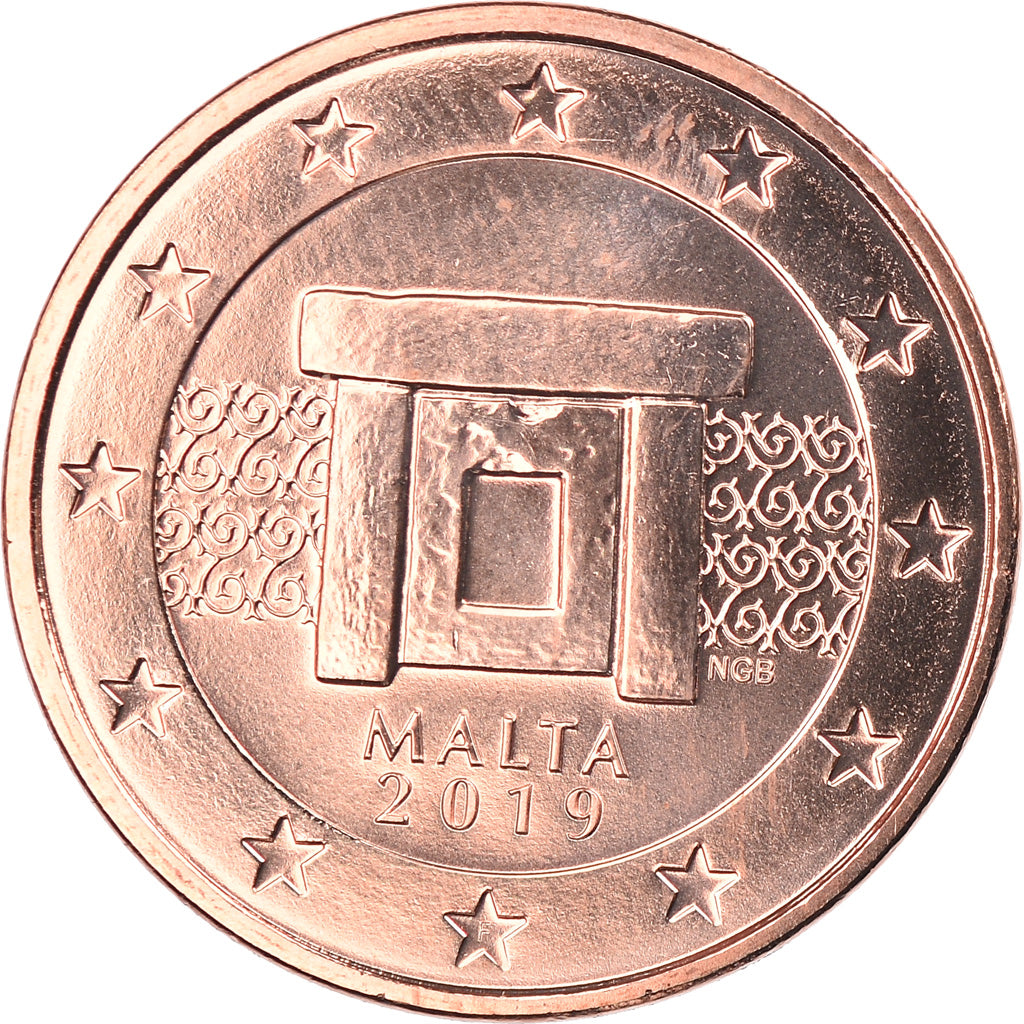 Malta, 5 Euro Cent, 2019, FDC, Cobre chapado en acero, KM:New