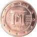 Malta, 5 Euro Cent, 2019, FDC, Cobre chapado en acero, KM:New