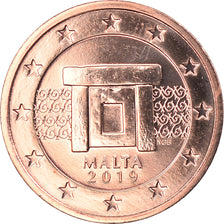 Malta, 2 Euro Cent, 2019, MS(65-70), Copper Plated Steel, KM:New