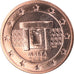 Malta, 2 Euro Cent, 2019, MS(65-70), Copper Plated Steel, KM:New
