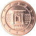 Malta, Euro Cent, 2019, MS(65-70), Copper Plated Steel, KM:New