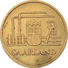 Coin, SAARLAND, 50 Franken, 1954, Paris, EF(40-45), Aluminum-Bronze, KM:3