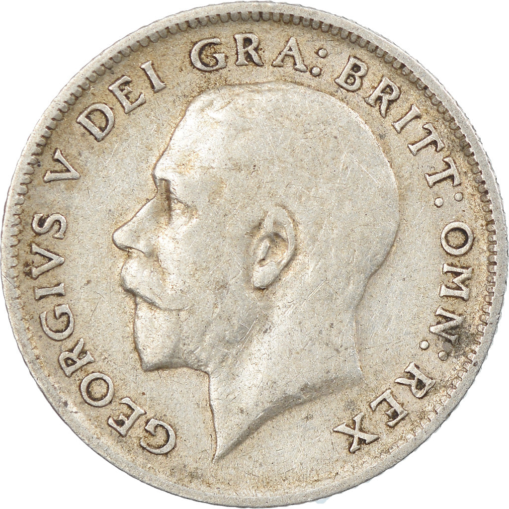 Moneta, Gran Bretagna, George V, 6 Pence, 1913, BB, Argento, KM:815