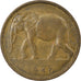 Coin, Belgian Congo, Franc, 1946, AU(50-53), Brass, KM:26