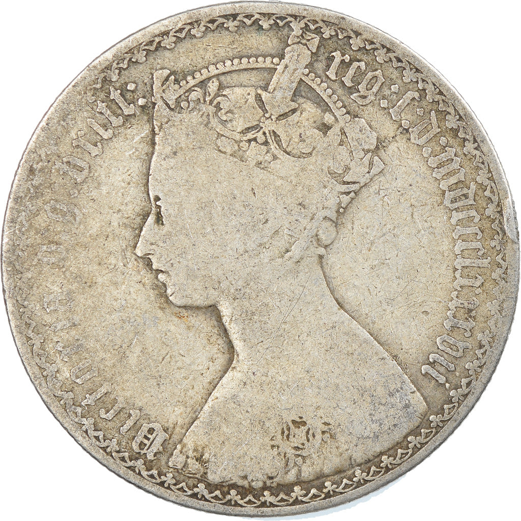 Münze, Großbritannien, Victoria, Florin, Two Shillings, 1886, London, SGE+