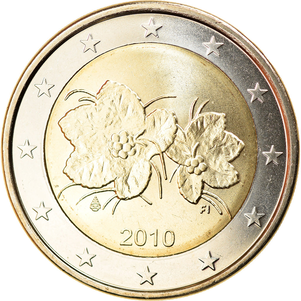 Finland, 2 Euro, 2010, Vantaa, MS(63), Bi-Metallic, KM:130