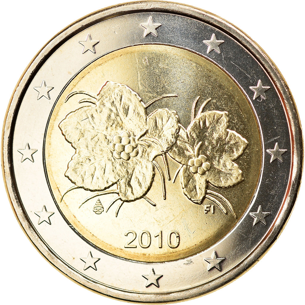 Finland, 2 Euro, 2010, Vantaa, MS(63), Bi-Metallic, KM:130