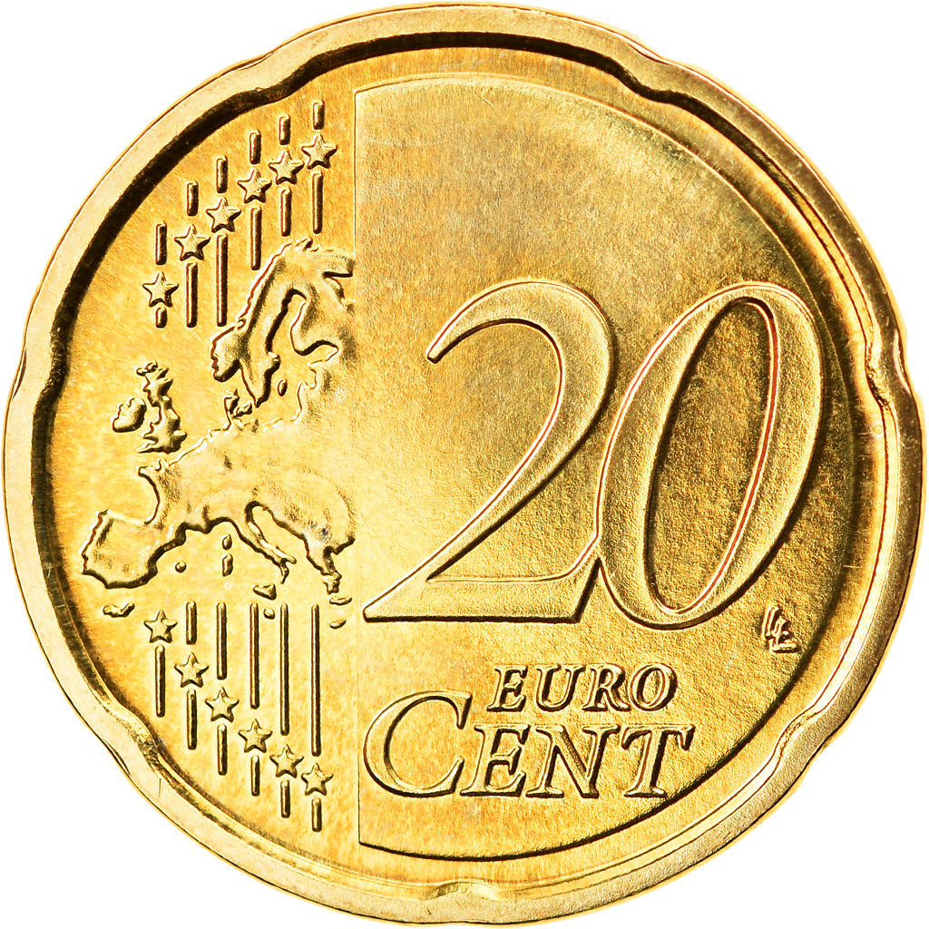 Bundesrepublik Deutschland, 20 Euro Cent, 2013, Hambourg, UNZ, Messing, KM:255