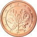 GERMANY - FEDERAL REPUBLIC, Euro Cent, 2013, Hambourg, MS(63), Copper Plated