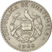 Guatemala, 25 Centavos, 1968, AU(50-53), Copper-nickel, KM:269