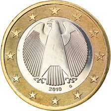 GERMANY - FEDERAL REPUBLIC, Euro, 2010, Karlsruhe, MS(63), Bi-Metallic, KM:257