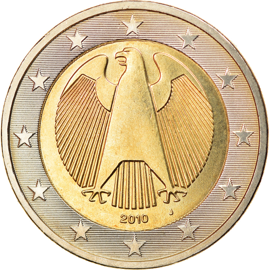 Bundesrepublik Deutschland, 2 Euro, 2010, Hambourg, UNZ, Bi-Metallic, KM:258