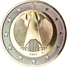 GERMANY - FEDERAL REPUBLIC, 2 Euro, 2017, Munich, MS(65-70), Bi-Metallic, KM:New
