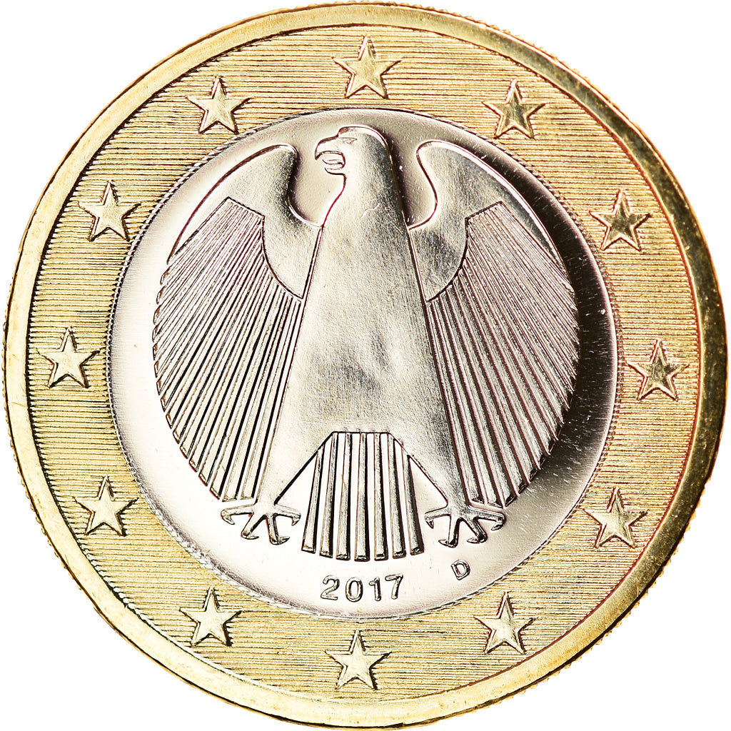 GERMANY - FEDERAL REPUBLIC, Euro, 2017, Munich, MS(63), Bi-Metallic, KM:New