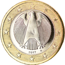 GERMANY - FEDERAL REPUBLIC, Euro, 2017, Munich, MS(63), Bi-Metallic, KM:New