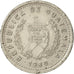 Guatemala, 10 Centavos, 1980, AU(50-53), Copper-nickel, KM:277.3