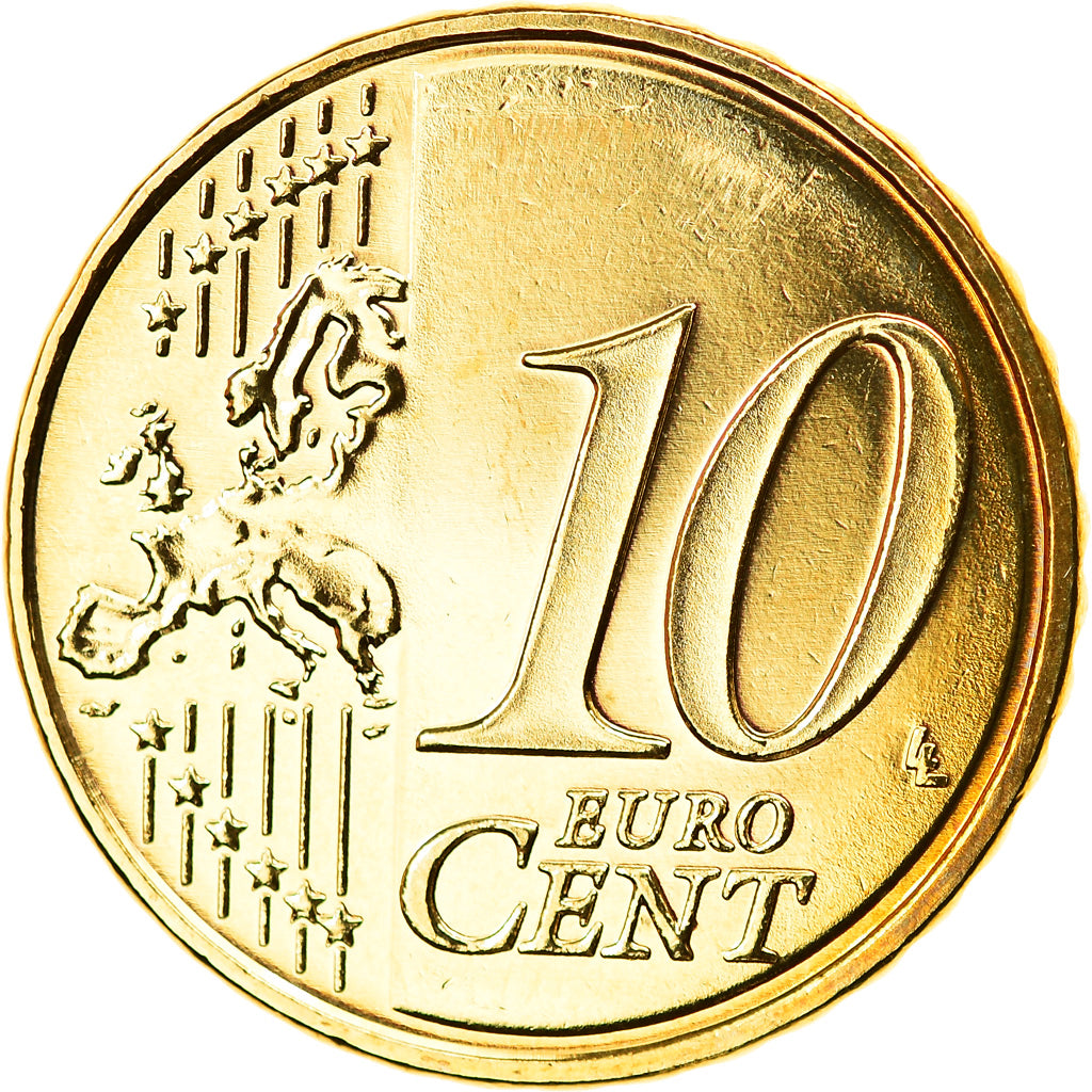 Bundesrepublik Deutschland, 10 Euro Cent, 2017, Munich, UNZ, Messing, KM:New