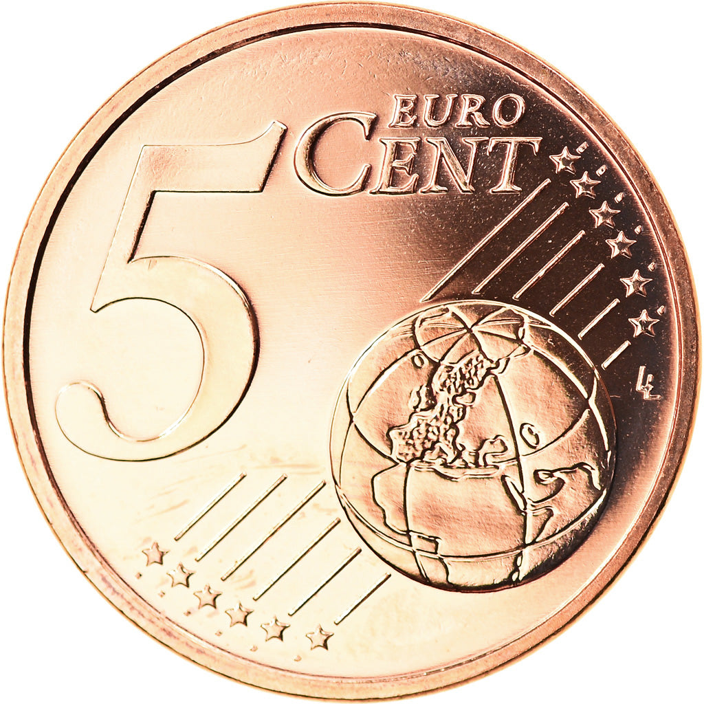 GERMANY - FEDERAL REPUBLIC, 5 Euro Cent, 2017, Munich, MS(63), Copper Plated