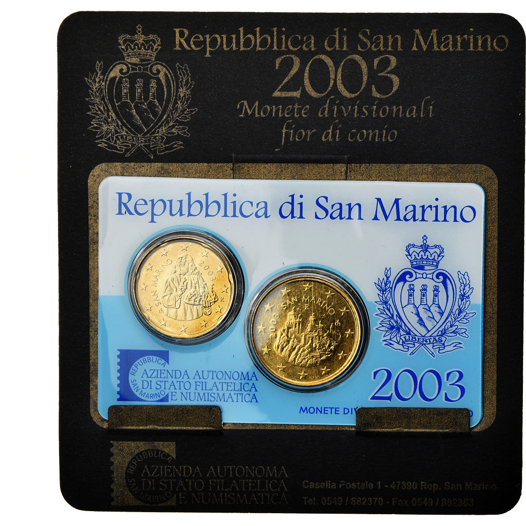 San Marino, Set, SET Euro cent, 2003, FDC, n.v.t.