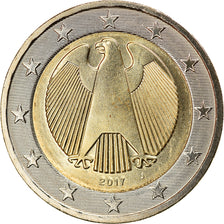 GERMANY - FEDERAL REPUBLIC, 2 Euro, 2017, Hambourg, MS(63), Bi-Metallic, KM:New