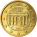 GERMANY - FEDERAL REPUBLIC, 10 Euro Cent, 2017, Hambourg, MS(63), Brass, KM:New