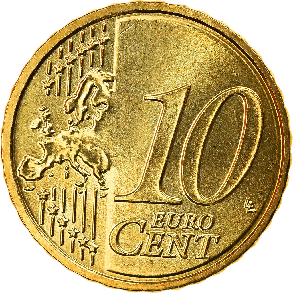 GERMANY - FEDERAL REPUBLIC, 10 Euro Cent, 2017, Hambourg, MS(63), Brass, KM:New