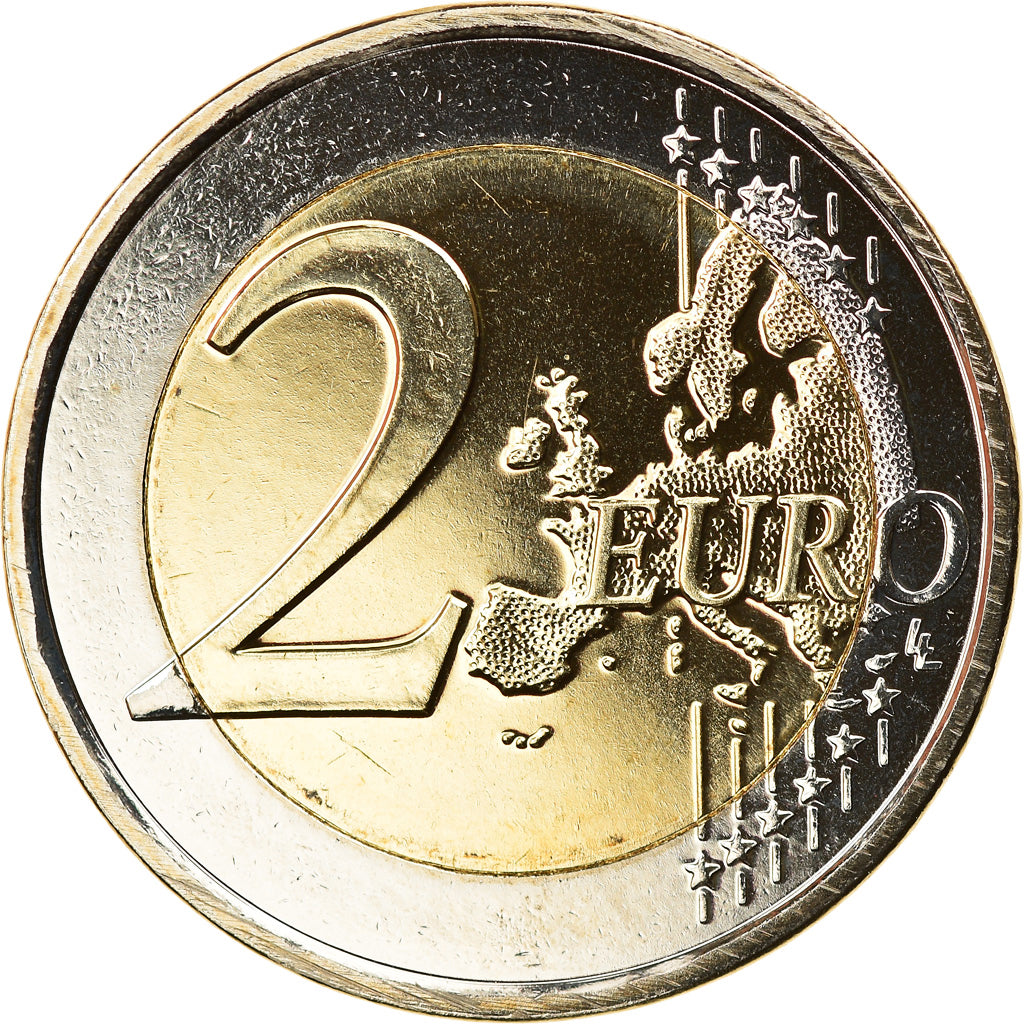 Slovenia, 2 Euro, 2008, Vantaa, MS(63), Bi-Metallic, KM:75