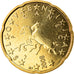 Slovenia, 20 Euro Cent, 2008, MS(63), Brass, KM:72