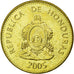 Coin, Honduras, 5 Centavos, 2005, AU(55-58), Brass, KM:72.4