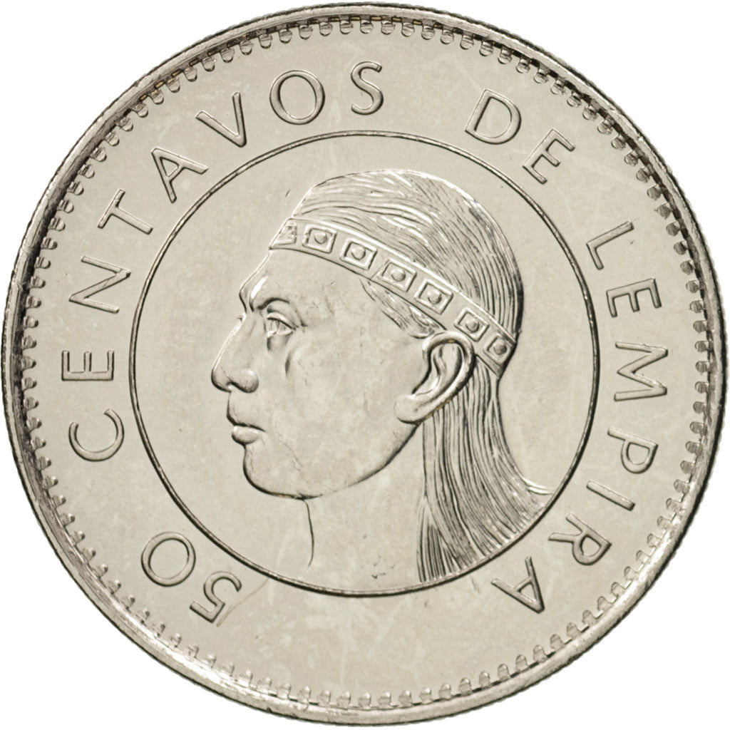 Honduras, 50 Centavos, 2005, VZ, Nickel plated steel, KM:84a.2