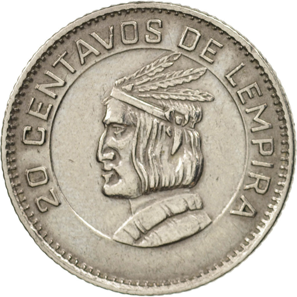 Honduras, 20 Centavos, 1973, AU(50-53), Copper-nickel, KM:81