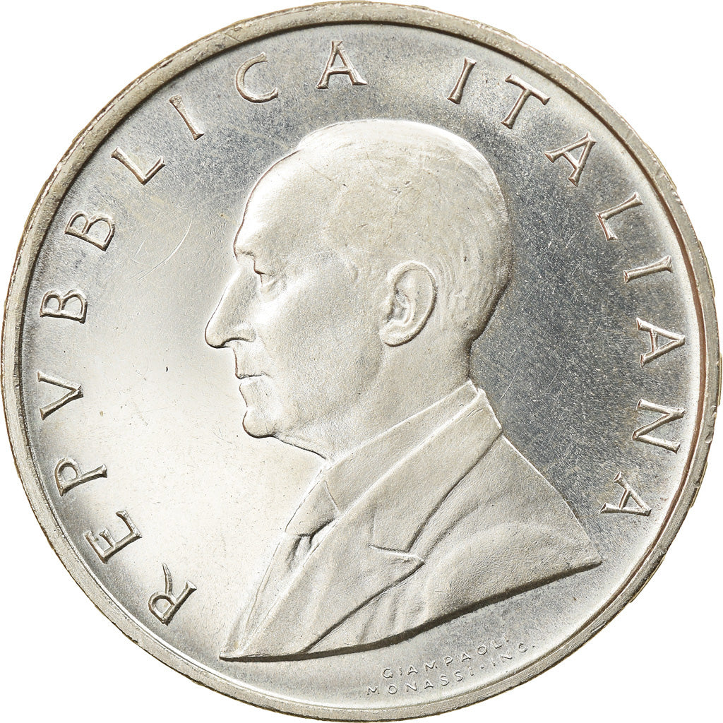 Coin, Italy, 500 Lire, 1974, Rome, AU(55-58), Silver, KM:103