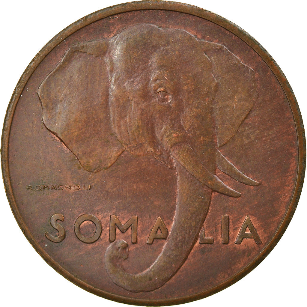 Coin, Somalia, 5 Centesimi, 1950, AU(55-58), Copper, KM:2