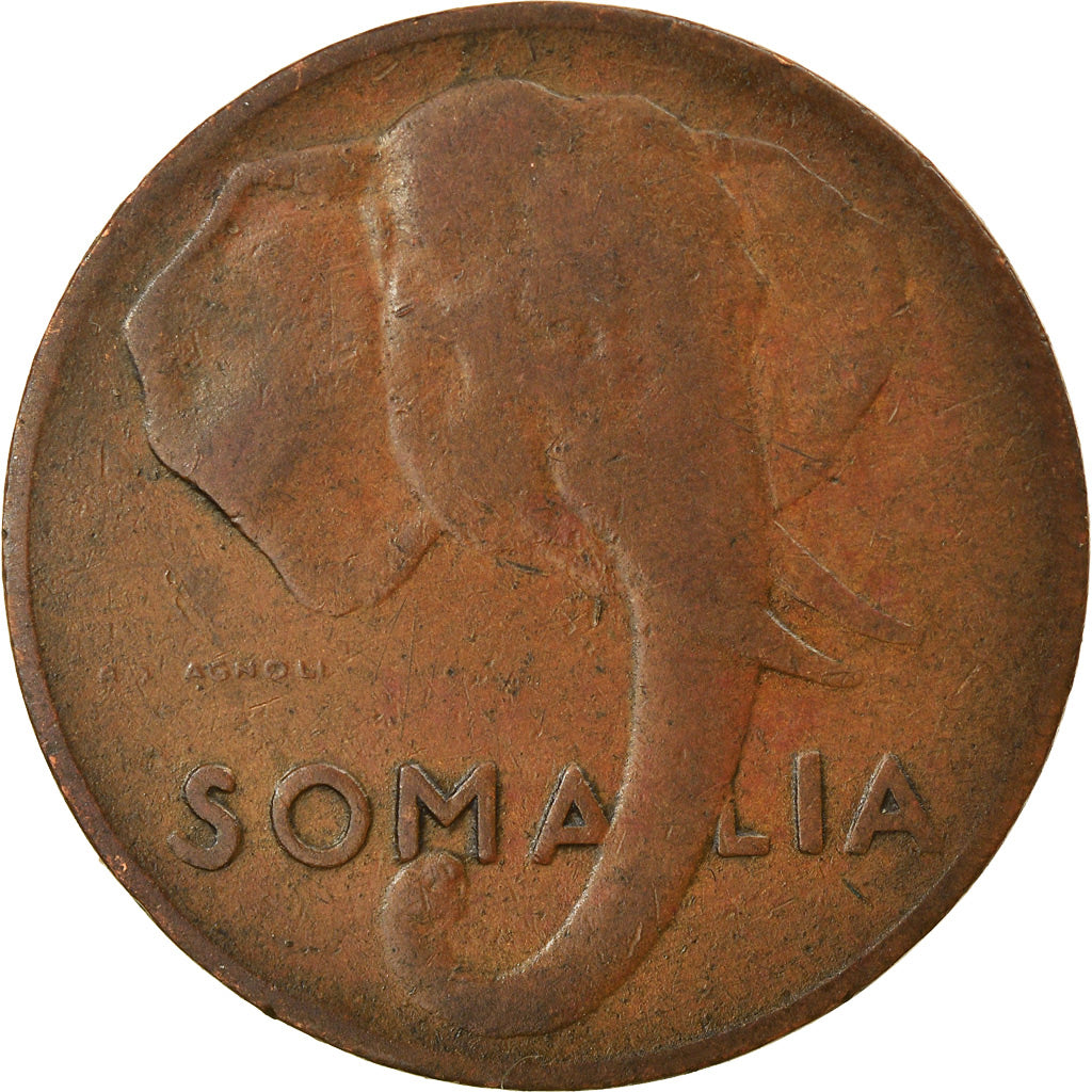 Coin, Somalia, 5 Centesimi, 1950, VF(30-35), Copper, KM:2