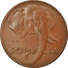 Coin, Somalia, 10 Centesimi, 1950, AU(55-58), Copper, KM:3