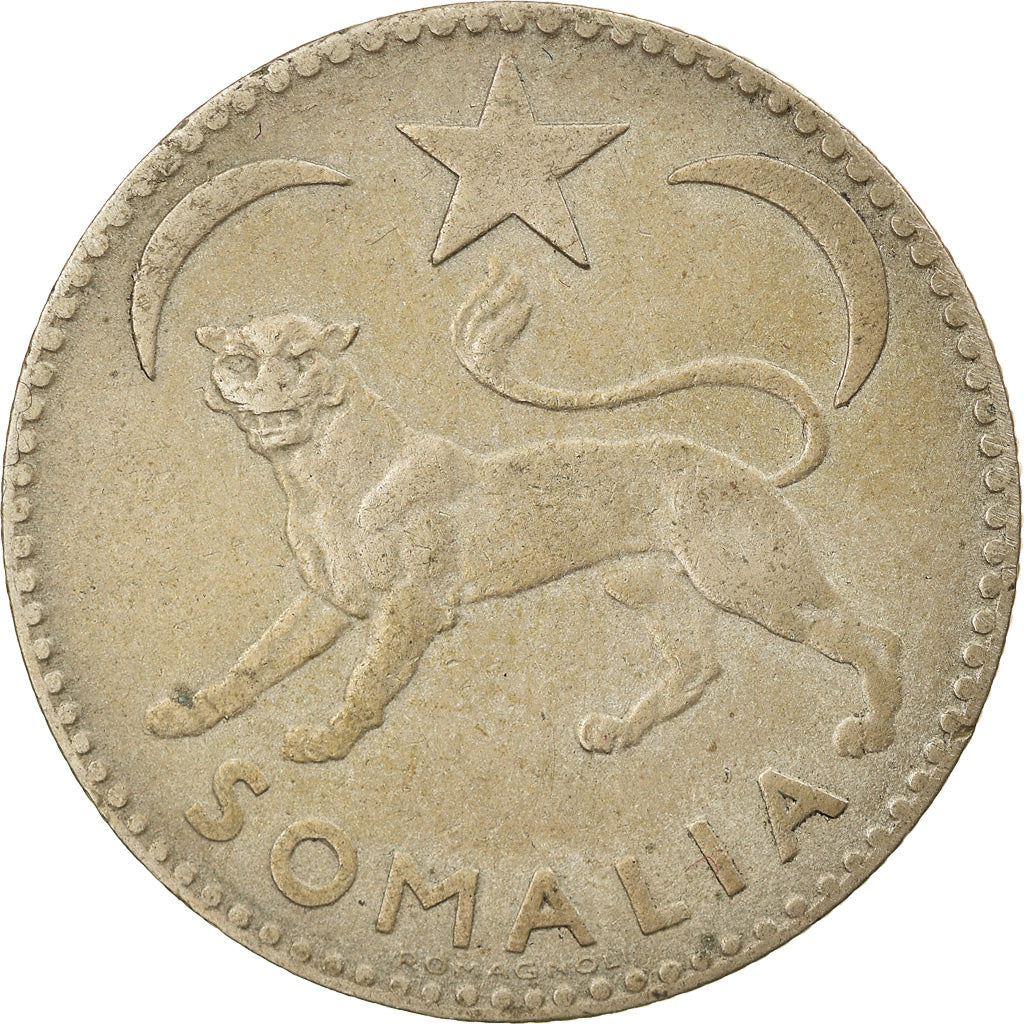 Moneta, Somalia, Somalo, 1950, BB, Argento, KM:5
