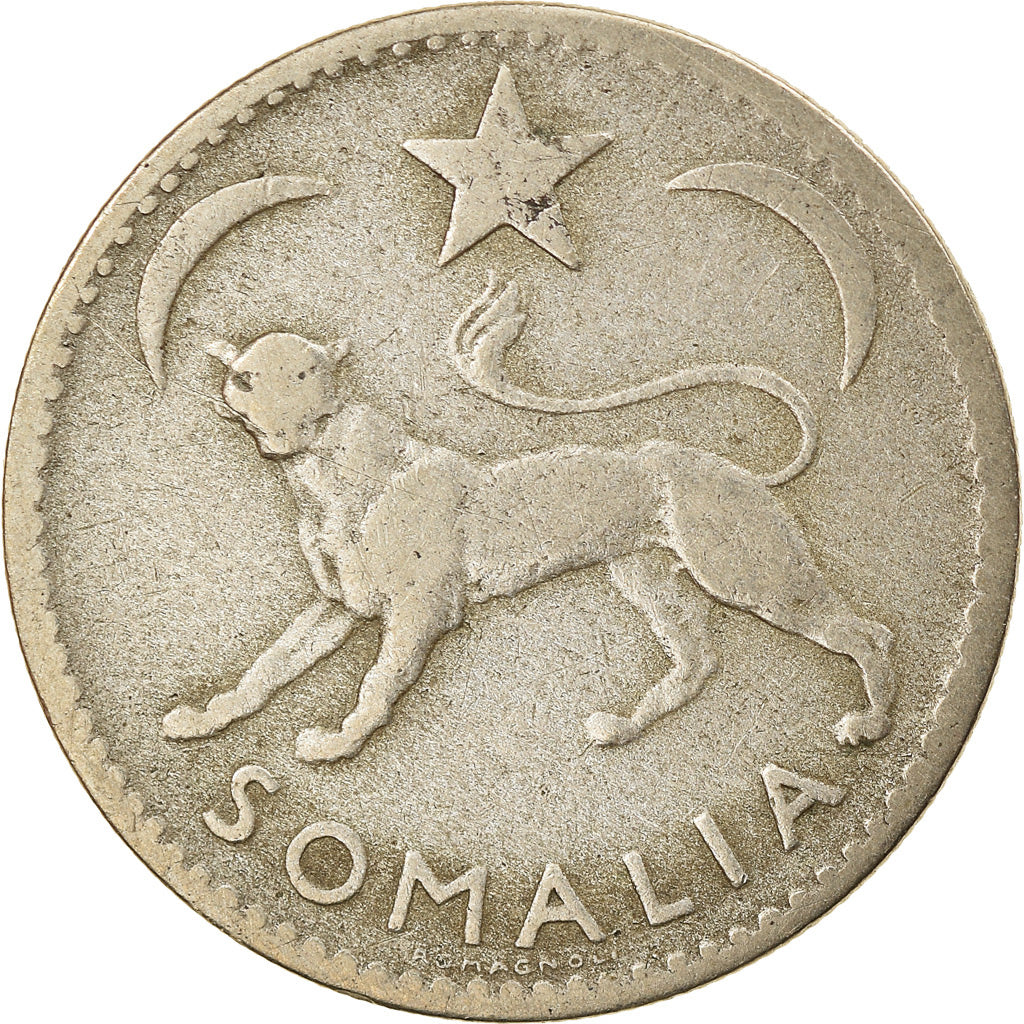 Moneta, Somalia, 50 Centesimi, 1950, BB, Argento, KM:4