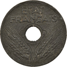 Moneta, Francja, État français, 10 Centimes, 1943, Paris, VF(30-35), Cynk