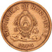 Honduras, 2 Centavos, 1974, AU(50-53), Copper Clad Steel, KM:78a