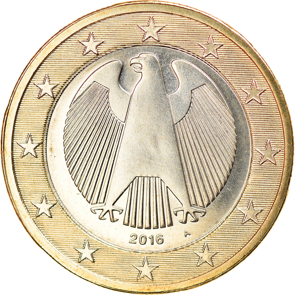 GERMANY - FEDERAL REPUBLIC, Euro, 2016, Berlin, MS(63), Bi-Metallic, KM:New