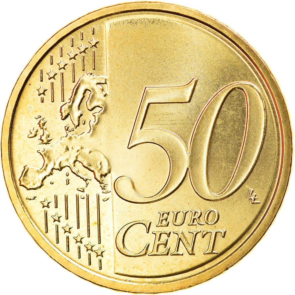 GERMANY - FEDERAL REPUBLIC, 50 Euro Cent, 2016, Berlin, MS(63), Brass, KM:New