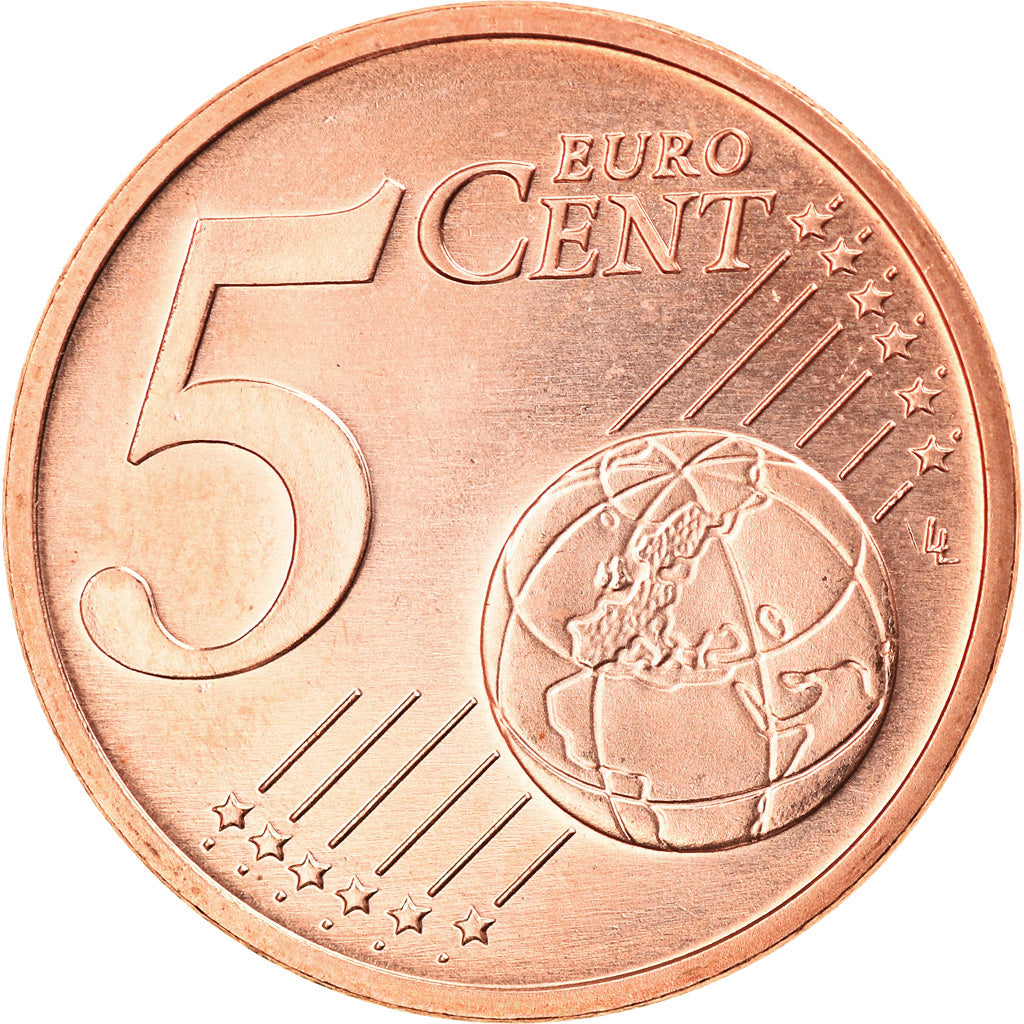 GERMANY - FEDERAL REPUBLIC, 5 Euro Cent, 2016, Berlin, MS(63), Copper Plated