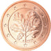 GERMANY - FEDERAL REPUBLIC, 2 Euro Cent, 2016, Berlin, MS(63), Copper Plated