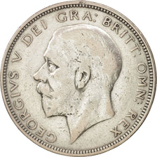 Great Britain, George V, 1/2 Crown, 1927, VF(30-35), Silver, KM:830
