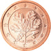 GERMANY - FEDERAL REPUBLIC, Euro Cent, 2016, Berlin, MS(63), Copper Plated